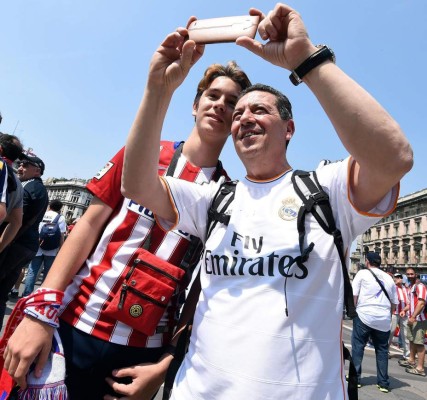 Ambiente espectacular en Milán por la final de la Champions League