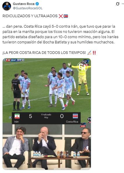 Costa Rica se murió: la reacción de la prensa tras la humillante paliza y lo que dicen del Bocha Batista