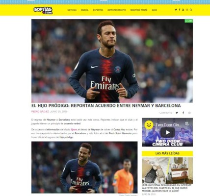 Lo que dice la prensa mundial del fichaje de Neymar de vuelta al Barcelona