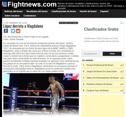 Lo que dicen los medios sobre el nocaut de Teófimo López