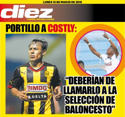 Las portadas digitales de DIEZ para hoy lunes 14 de marzo