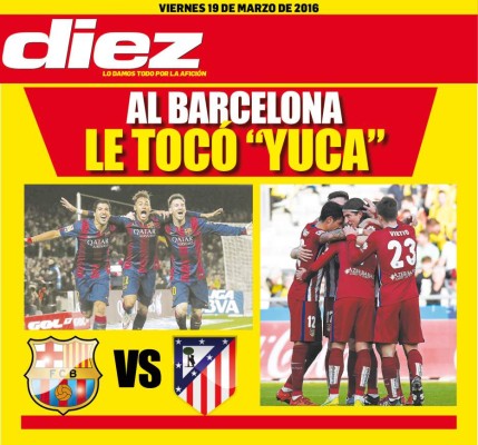 Primi Maradiaga, Mauricio Dubón y el sorteo de Champions arrasan en las portadas digitales