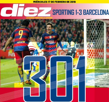 Las portadas digitales de DIEZ para hoy miércoles 17 de febrero