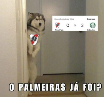 Los memes destrozan a River Plate tras la goleada recibida por el Palmeiras en la Libertadores