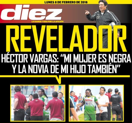 Las portadas digitales de DIEZ de este lunes 8 de febrero del 2016