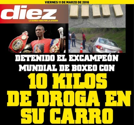 Portadas digitales de DIEZ de este viernes 11 de marzo