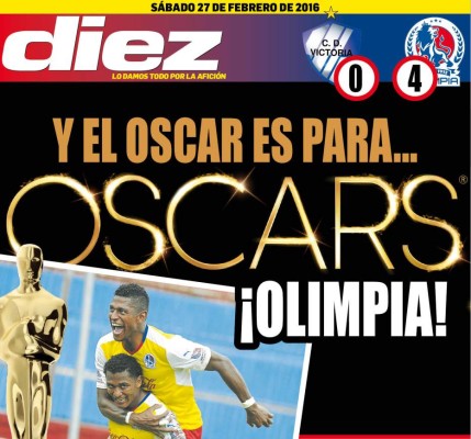 Portadas digitales del sábado 27 de febrero de 2016