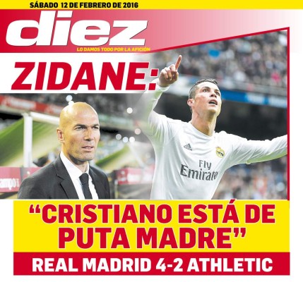 Las portadas digitales de DIEZ para hoy sábado 13 de febrero