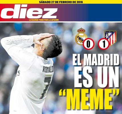 Portadas digitales del sábado 27 de febrero de 2016