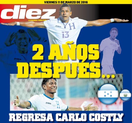Portadas digitales de DIEZ de este viernes 11 de marzo