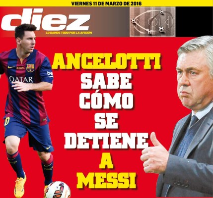 Portadas digitales de DIEZ de este viernes 11 de marzo