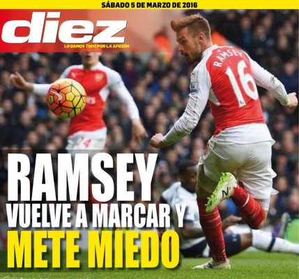 Las portadas digitales de DIEZ para hoy sábado 5 de marzo