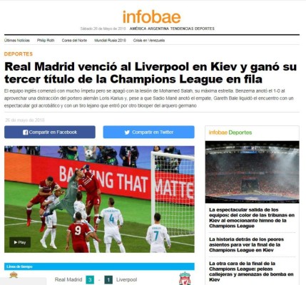 Las portadas luego de que el Real Madrid lograra el tricampeonato en Champions