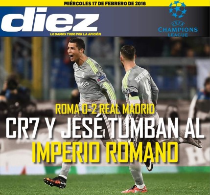 Las portadas digitales de DIEZ para hoy miércoles 17 de febrero
