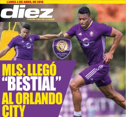 Las portadas digitales de DIEZ de este lunes 4 de abril de 2016