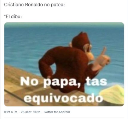 ¡Para morir de risa! Dibu Martínez desafió a Cristiano Ronaldo en la Premier y los memes estallan las redes sociales