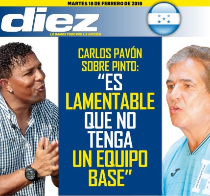 Las portadas digitales de DIEZ para hoy martes 16 de febrero