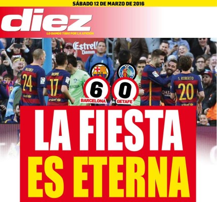 Las portadas digitales de DIEZ para hoy sábado 12 de marzo