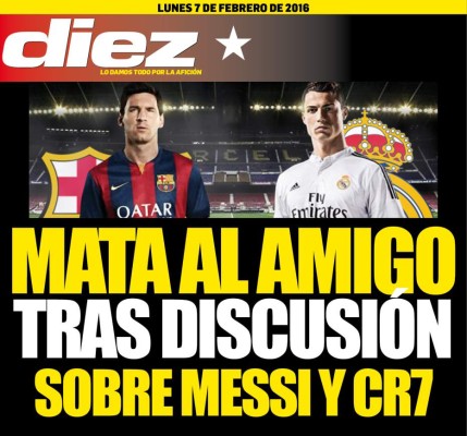 Las portadas digitales de DIEZ para hoy lunes 7 de marzo