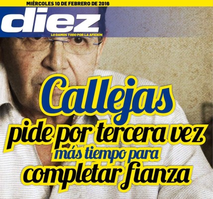 Portadas digitales de DIEZ de este 10 de febrero del 2016