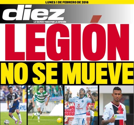 Las portadas digitales de DIEZ para hoy lunes 1 de febrero
