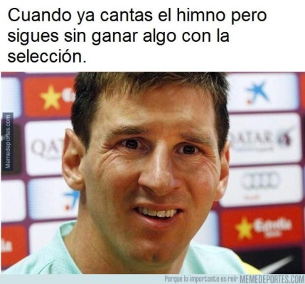 No se detienen: Los memes que no has visto del nuevo fracaso de Messi con Argentina