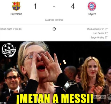 Los memes destrozan a Messi, Vidal y el Barcelona tras ser eliminados de la Champions League&nbsp;&nbsp;