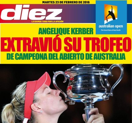 Portadas digitales de DIEZ de este martes 23 de febrero del 2016