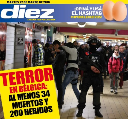 Portadas digitales de DIEZ de este martes 22 de marzo