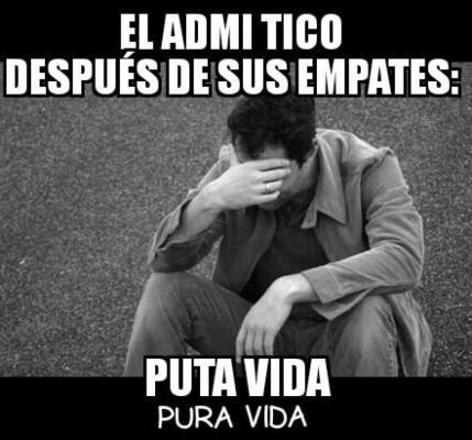 ¡Acribillan a puros memes a Costa Rica por empate con Nicaragua!