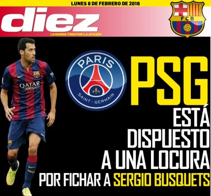 Las portadas digitales de DIEZ de este lunes 8 de febrero del 2016