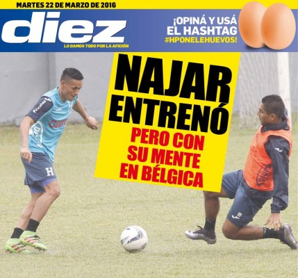 Portadas digitales de DIEZ de este martes 22 de marzo