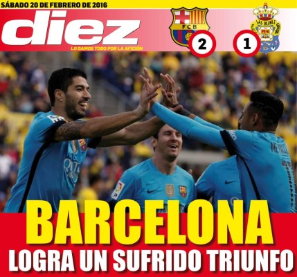 Las portadas digitales de DIEZ para hoy sábado 20 de febrero