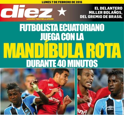 Las portadas digitales de DIEZ para hoy lunes 7 de marzo