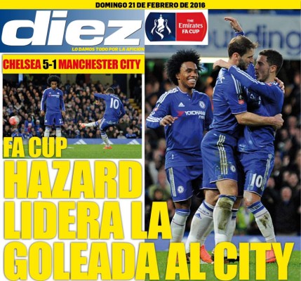 Las portadas digitales de DIEZ de este domingo 21 de febrero del 2016