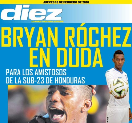 Las portadas digitales de DIEZ para hoy jueves 18 de febrero