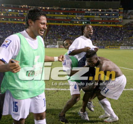 Imágenes de la celebración a Sudáfrica en El Salvador.