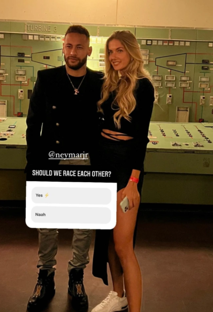Así es la nueva máquina de Neymar: acompañado de la atleta más sexi del mundo y lució unas valiosas botas