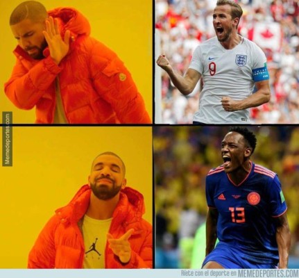 ¡Crueles! Los mejores memes de la eliminación de Colombia del Mundial a manos de Inglaterra