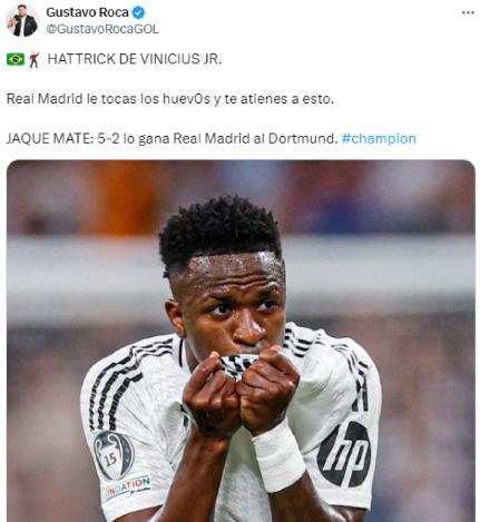 “Le tocas los h*** y te atienes a esto”: la prensa se rinde ante Vinicius y Real Madrid por otra épica remontada en Champions