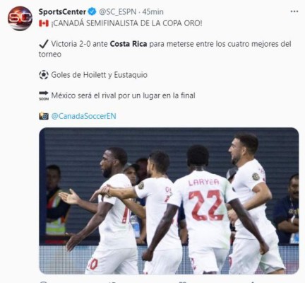 'Canadá hizo ver mal a Costa Rica': lo que dicen en redes tras eliminación de los ticos en Copa Oro