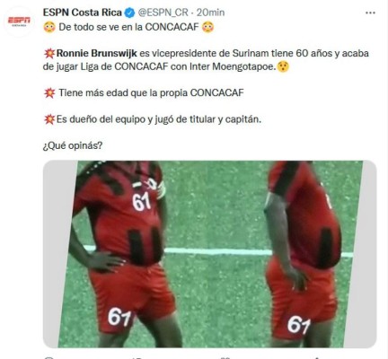 'Terrible, falta de respeto, de locos': Periodistas y medios internacionales cargan contra Concacaf y el vicepresidente de Surinam