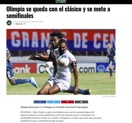'El León impone autoridad': La prensa internacional sobre la eliminación de Olimpia a Motagua en Liga Concacaf&nbsp;&nbsp;