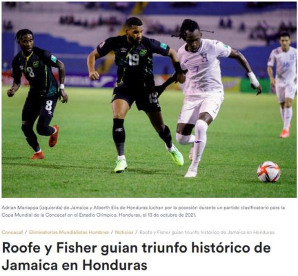 'Da pena', 'desastre' y 'ridículo': lo que dicen los medios nacionales e internacional de la derrota de Honduras ante Jamaica