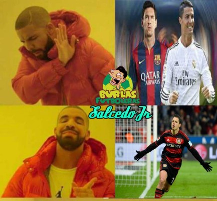 Los mejores memes del Hat-Trick de Chicharito Hernández con el Bayer Leverkusen