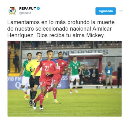 Así reaccionaron los medios por la muerte del jugador Amílcar Henríquez