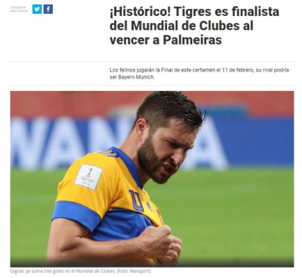 Así reacciona la prensa tras la gesta de Tigres en el Mundial de Clubes y el mensaje del Bayern Múnich