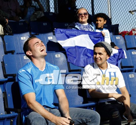 Las imágenes curiosas del entreno de Honduras en Fort Myers