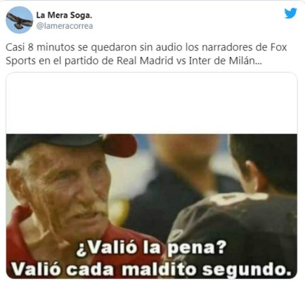 Los memes hacen pedazos al Real Madrid por su sufrido triunfo ante el Inter en Champions