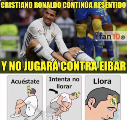 Ni goleando al Éibar perdonan con los terribles Memes al Real Madrid